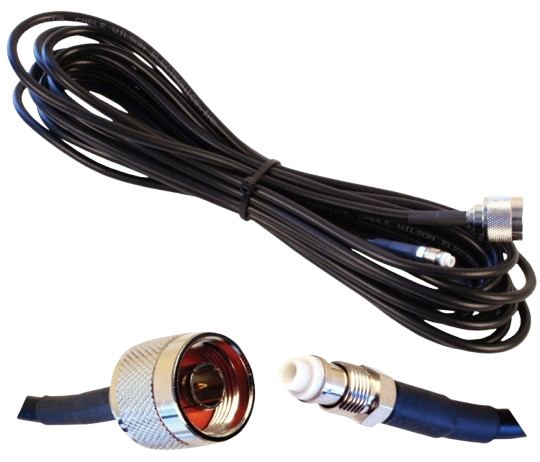 2 ft RG58 Low Loss Foam Coax (N Male to SMA Male)