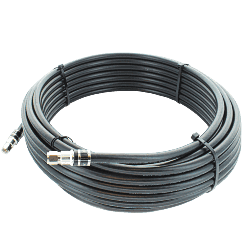 50 ft. Black RG11 Low-Loss Coax (F Male to F Male)